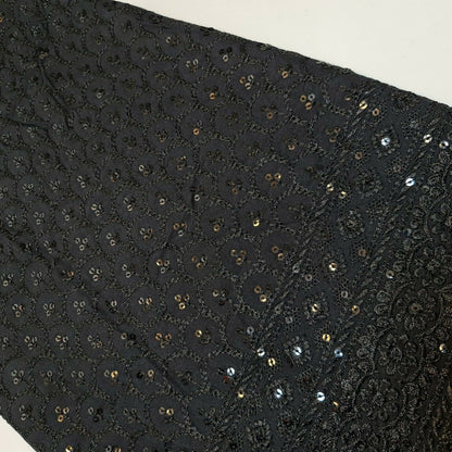 Broderie Anglaise Sequin Embroidery Viscose Fabric – 44" Wide Soft Dressmaking & Craft Material