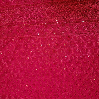 Broderie Anglaise Sequin Embroidery Viscose Fabric – 44" Wide Soft Dressmaking & Craft Material