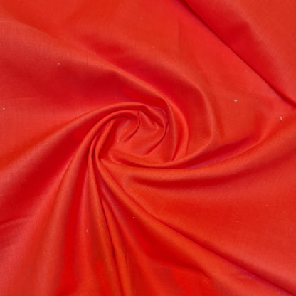 100% Cotton Voile / Rubia Cambric Mercerised Fabric – 90 cm Wide Plain Material for Dressmaking, Lining & Crafts