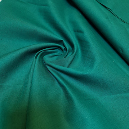 100% Cotton Voile / Rubia Cambric Mercerised Fabric – 90 cm Wide Plain Material for Dressmaking, Lining & Crafts