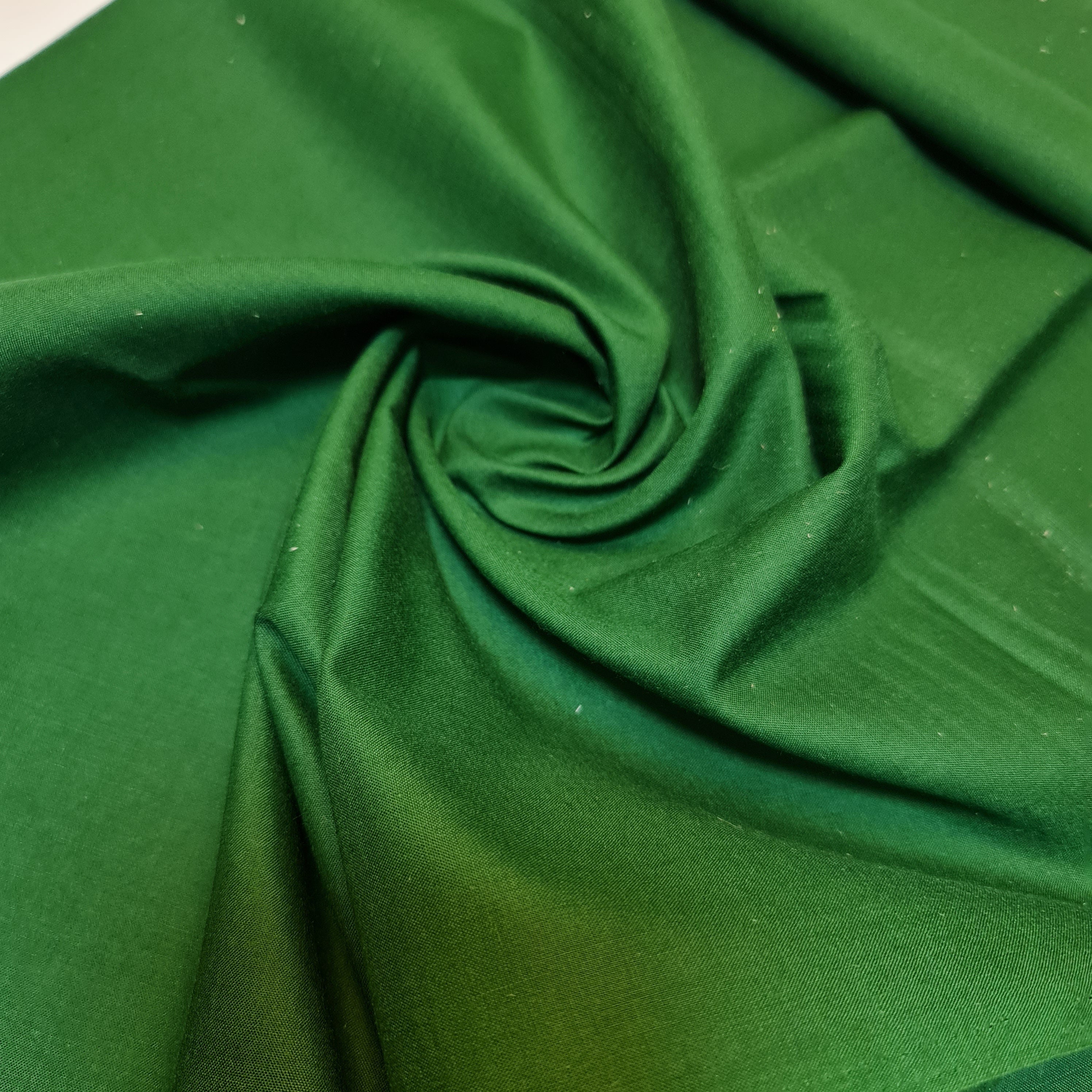 100% Cotton Voile / Rubia Cambric Mercerised Fabric – 90 cm Wide Plain Material for Dressmaking, Lining & Crafts