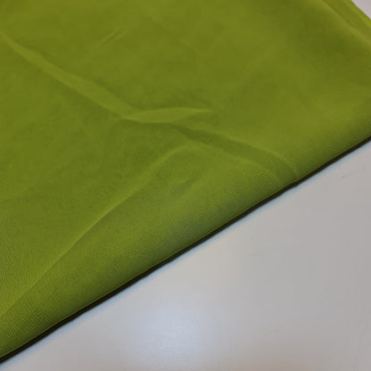 Sheer Poly Crepe Chiffon Fabric – Semi-Transparent, Lightweight 44" Wide for Dress, Draping & Craft