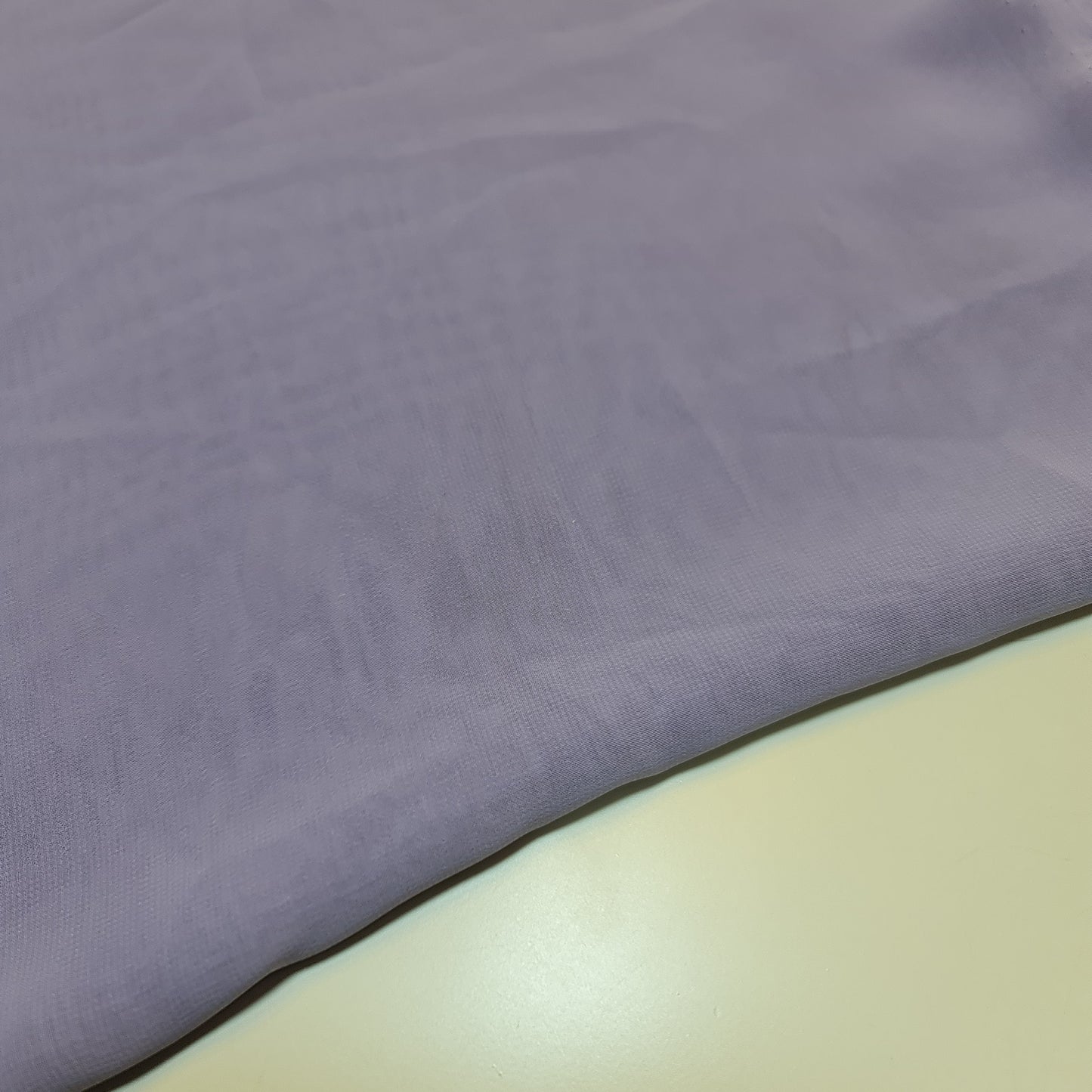 Sheer Poly Crepe Chiffon Fabric – Semi-Transparent, Lightweight 44" Wide for Dress, Draping & Craft