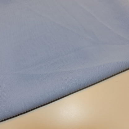 Sheer Poly Crepe Chiffon Fabric – Semi-Transparent, Lightweight 44" Wide for Dress, Draping & Craft