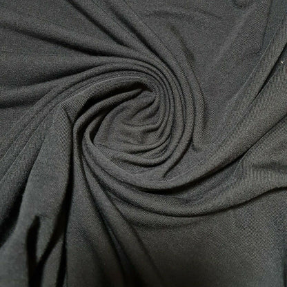 Solid Plain French Terry Loopback Jersey Fabric – 58" Wide By the Meter for Apparel & Sewing Projects