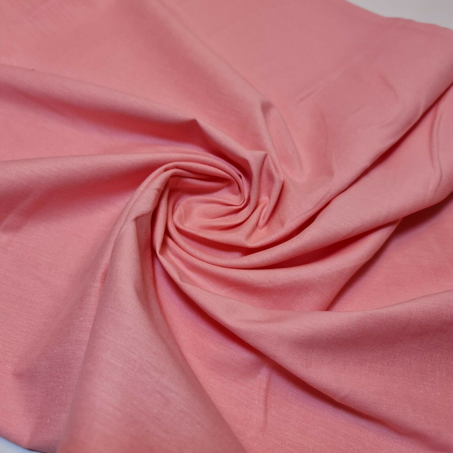 Plain 100% Cotton (Cambric) Fabric – 44" Wide Quilting, Dressmaking & Craft Material by the Metre