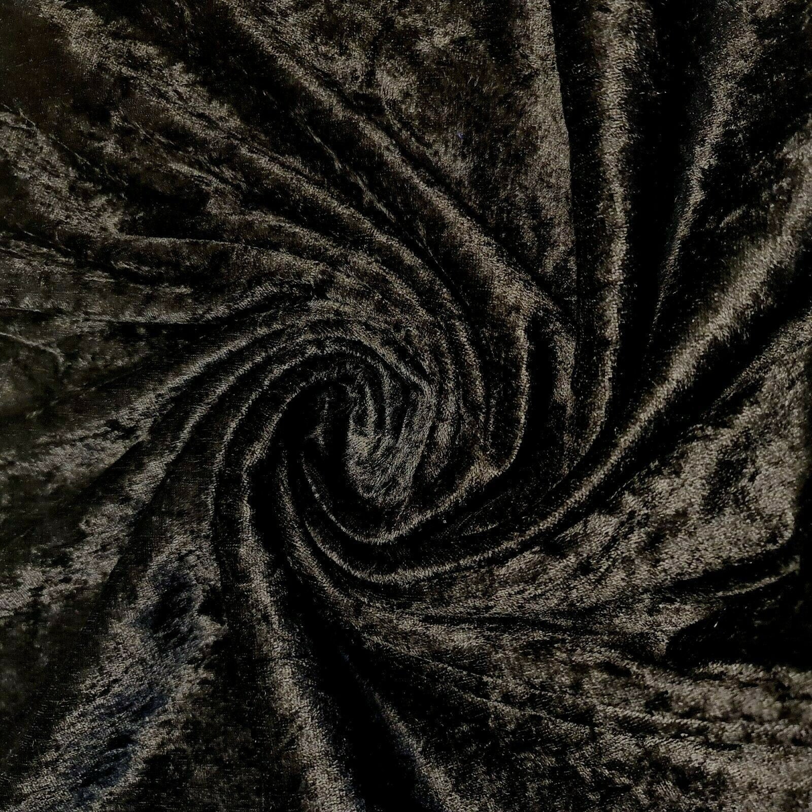 Crushed Velvet Stretch Velour Fabric – 58