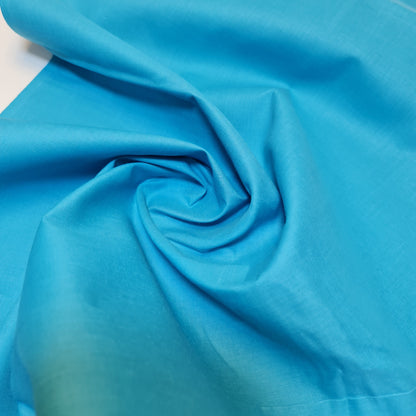100% Cotton Voile / Rubia Cambric Mercerised Fabric – 90 cm Wide Plain Material for Dressmaking, Lining & Crafts