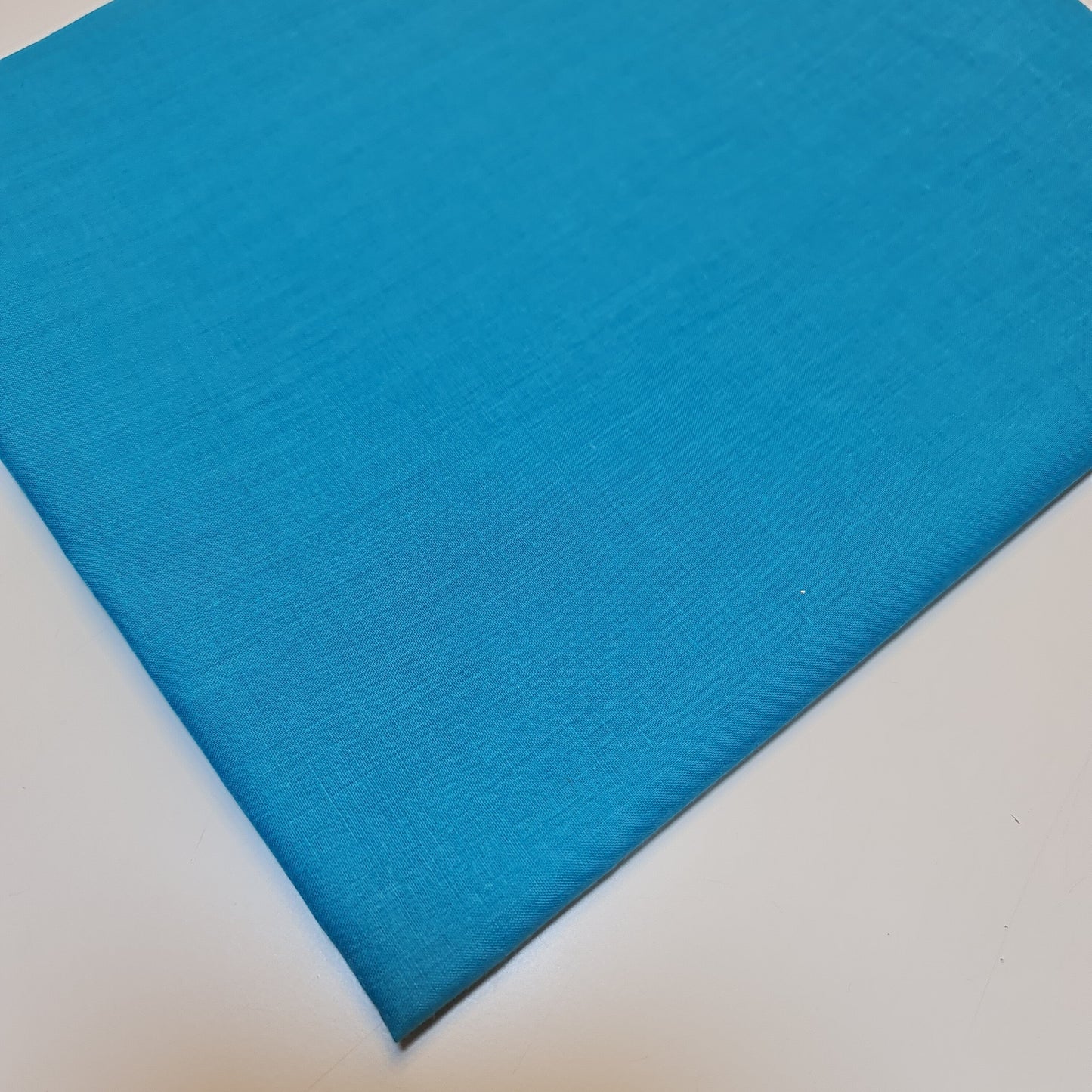 100% Cotton Voile / Rubia Cambric Mercerised Fabric – 90 cm Wide Plain Material for Dressmaking, Lining & Crafts