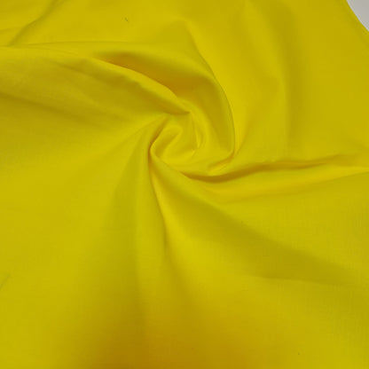 100% Cotton Voile / Rubia Cambric Mercerised Fabric – 90 cm Wide Plain Material for Dressmaking, Lining & Crafts