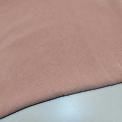 Sheer Poly Crepe Chiffon Fabric – Semi-Transparent, Lightweight 44" Wide for Dress, Draping & Craft