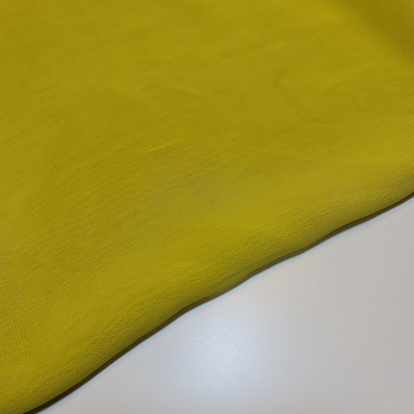 Sheer Poly Crepe Chiffon Fabric – Semi-Transparent, Lightweight 44" Wide for Dress, Draping & Craft