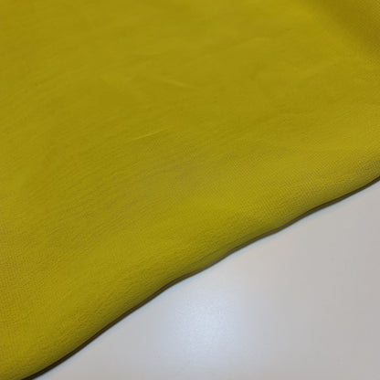 Sheer Poly Crepe Chiffon Fabric – Semi-Transparent, Lightweight 44" Wide for Dress, Draping & Craft