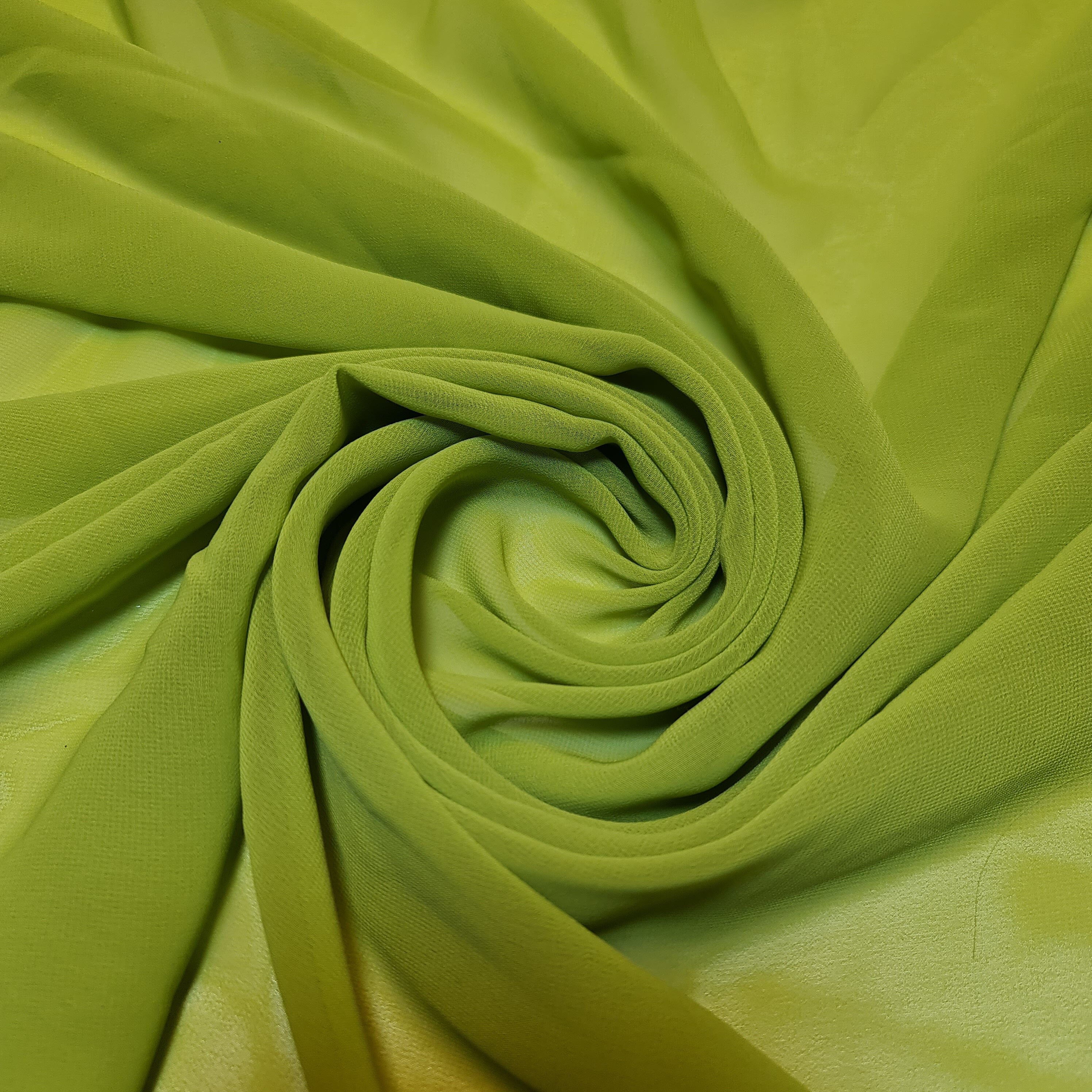 Sheer Poly Crepe Chiffon Fabric – Semi-Transparent, Lightweight 44