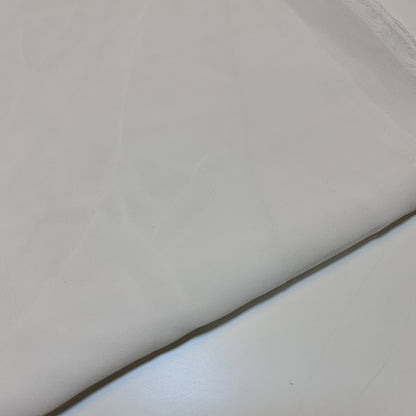 Sheer Poly Crepe Chiffon Fabric – Semi-Transparent, Lightweight 44" Wide for Dress, Draping & Craft