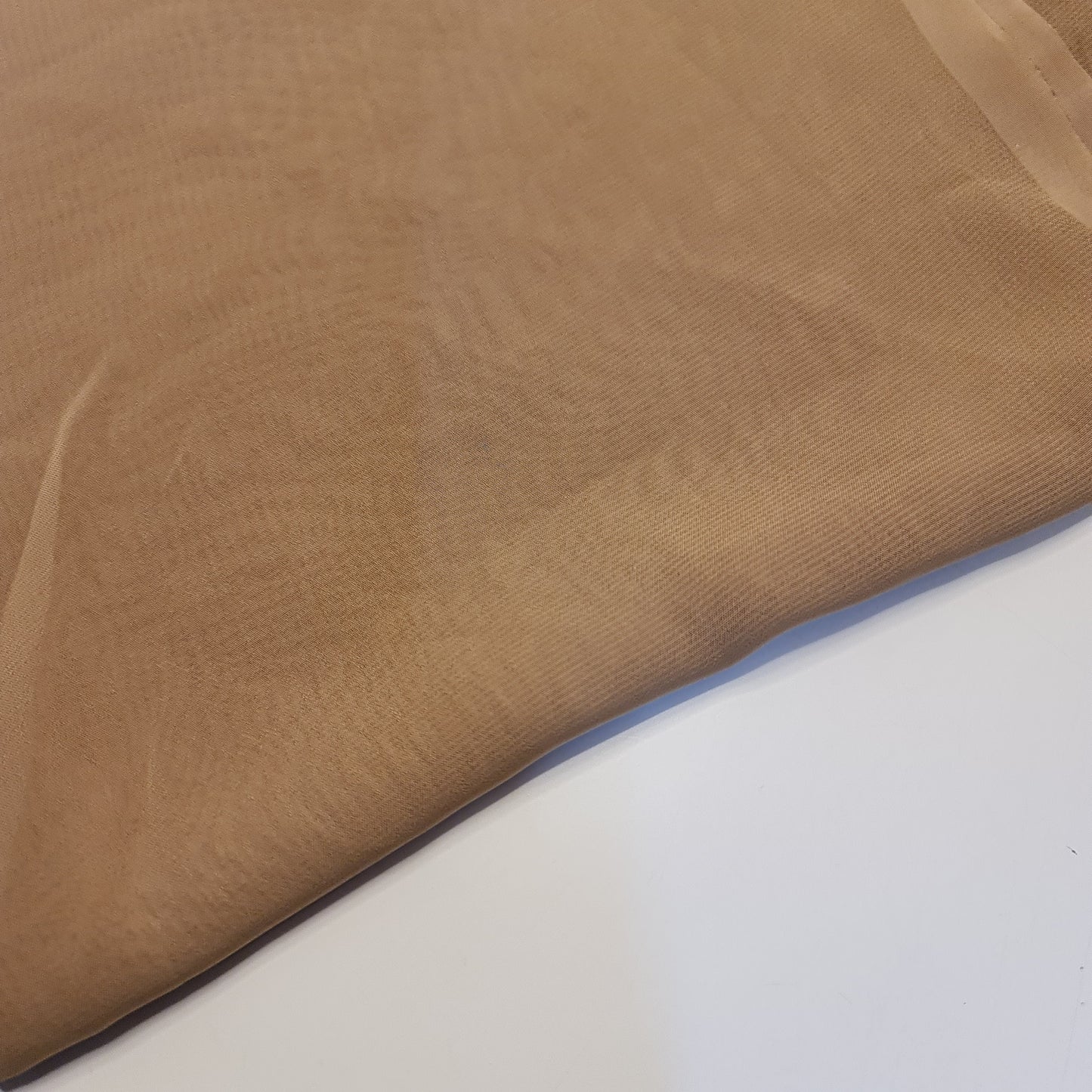 Sheer Poly Crepe Chiffon Fabric – Semi-Transparent, Lightweight 44" Wide for Dress, Draping & Craft