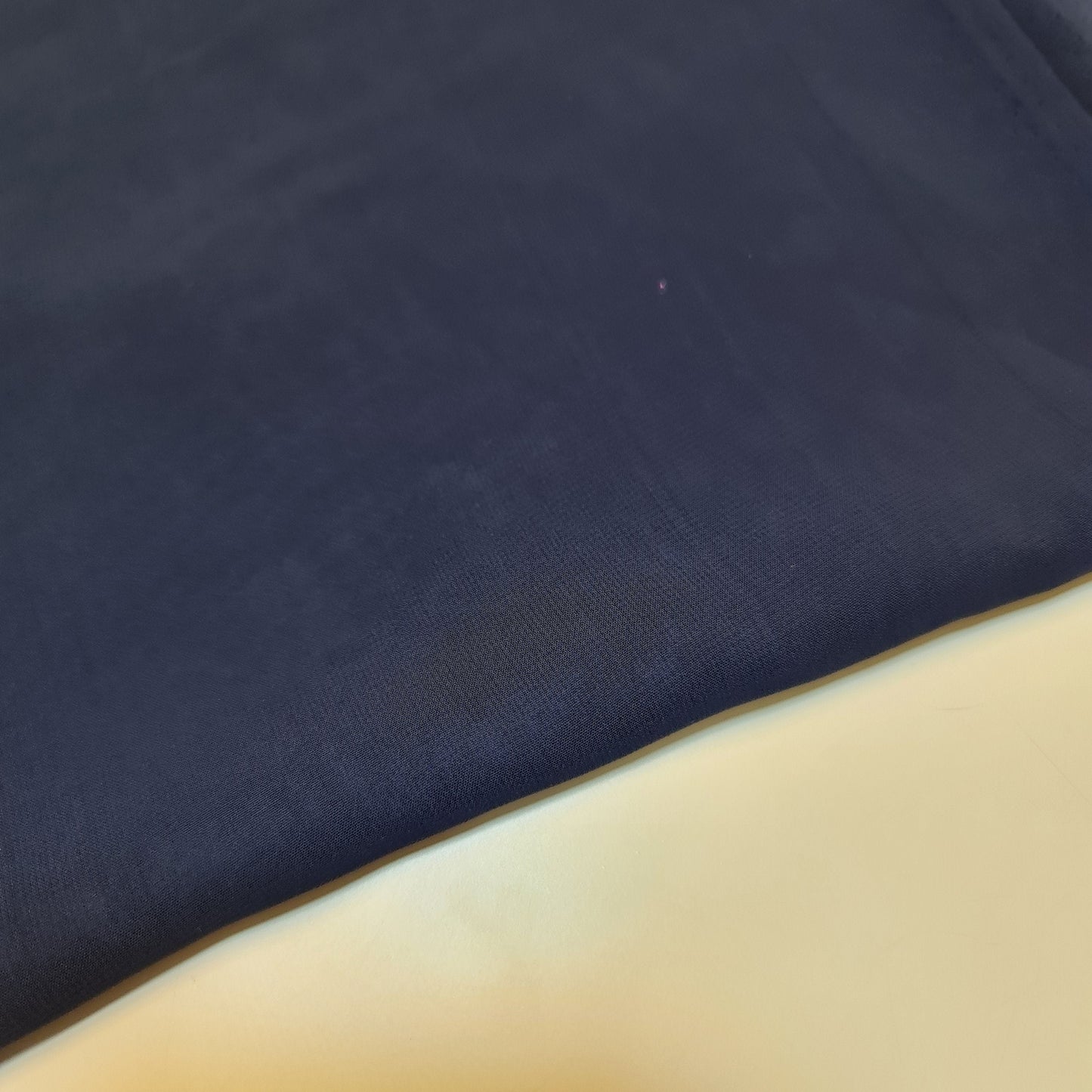 Sheer Poly Crepe Chiffon Fabric – Semi-Transparent, Lightweight 44" Wide for Dress, Draping & Craft