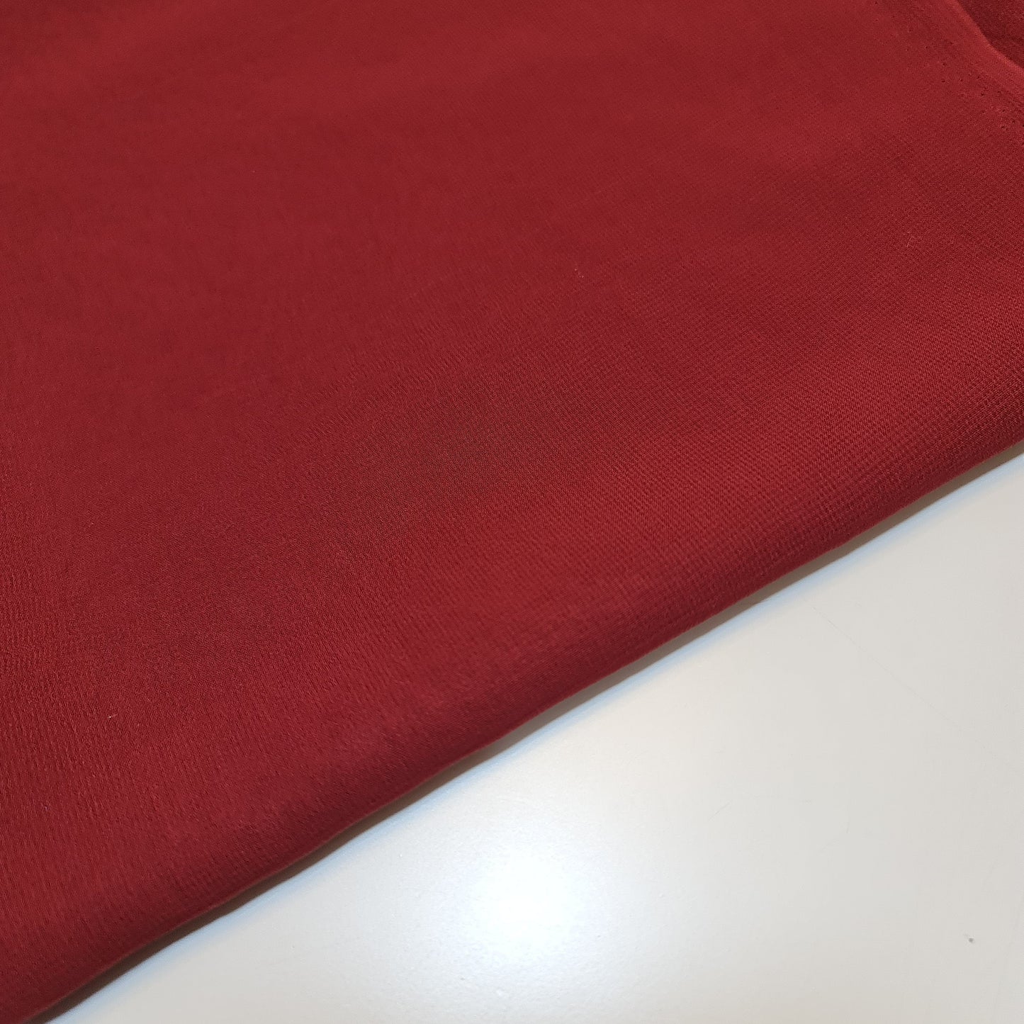 Sheer Poly Crepe Chiffon Fabric – Semi-Transparent, Lightweight 44" Wide for Dress, Draping & Craft