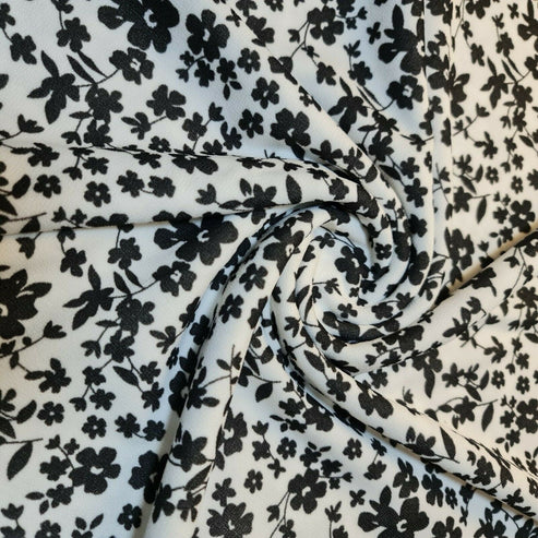 Floral, Polka, Animal & Paisley Printed Fabric – 58" Wide Georgette, Chiffon & Crepe Dress Material