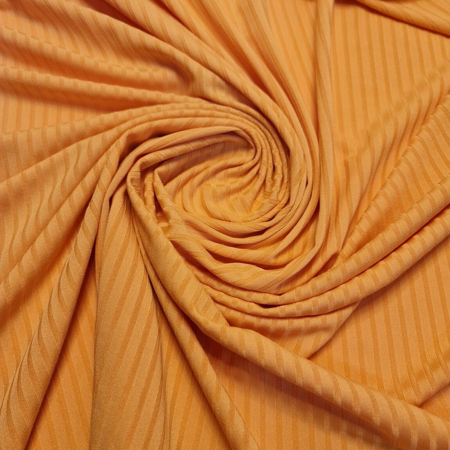 Ribbed Stretch Jersey Fabric – 58" Wide Viscose Polyester Spandex Blend – 4-Way Stretch Dress & Craft Material by the Metre