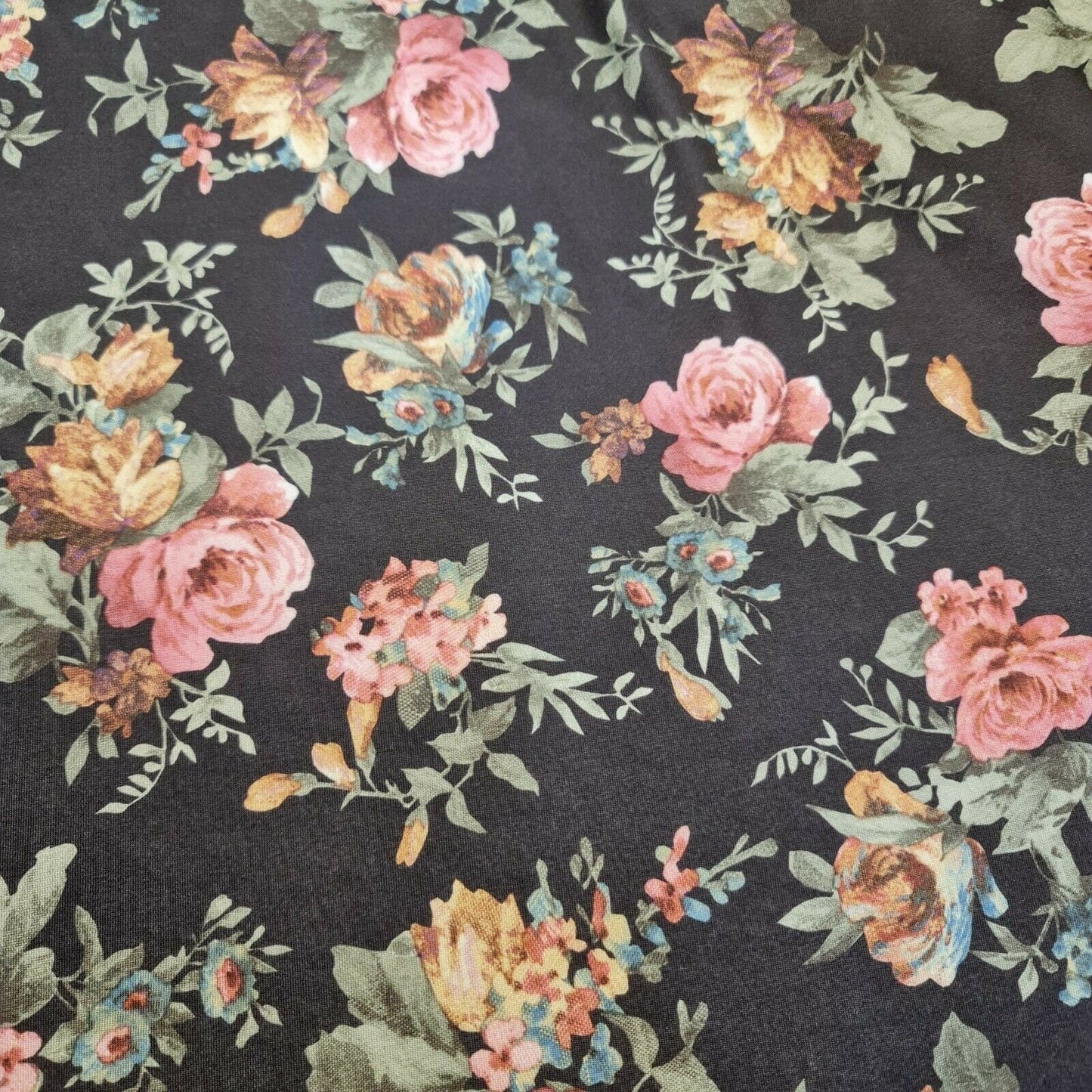 Printed ITY Jersey Fabric – 58" Wide Nylon Lycra 4-Way Stretch Spandex for Dresses & Swimwear