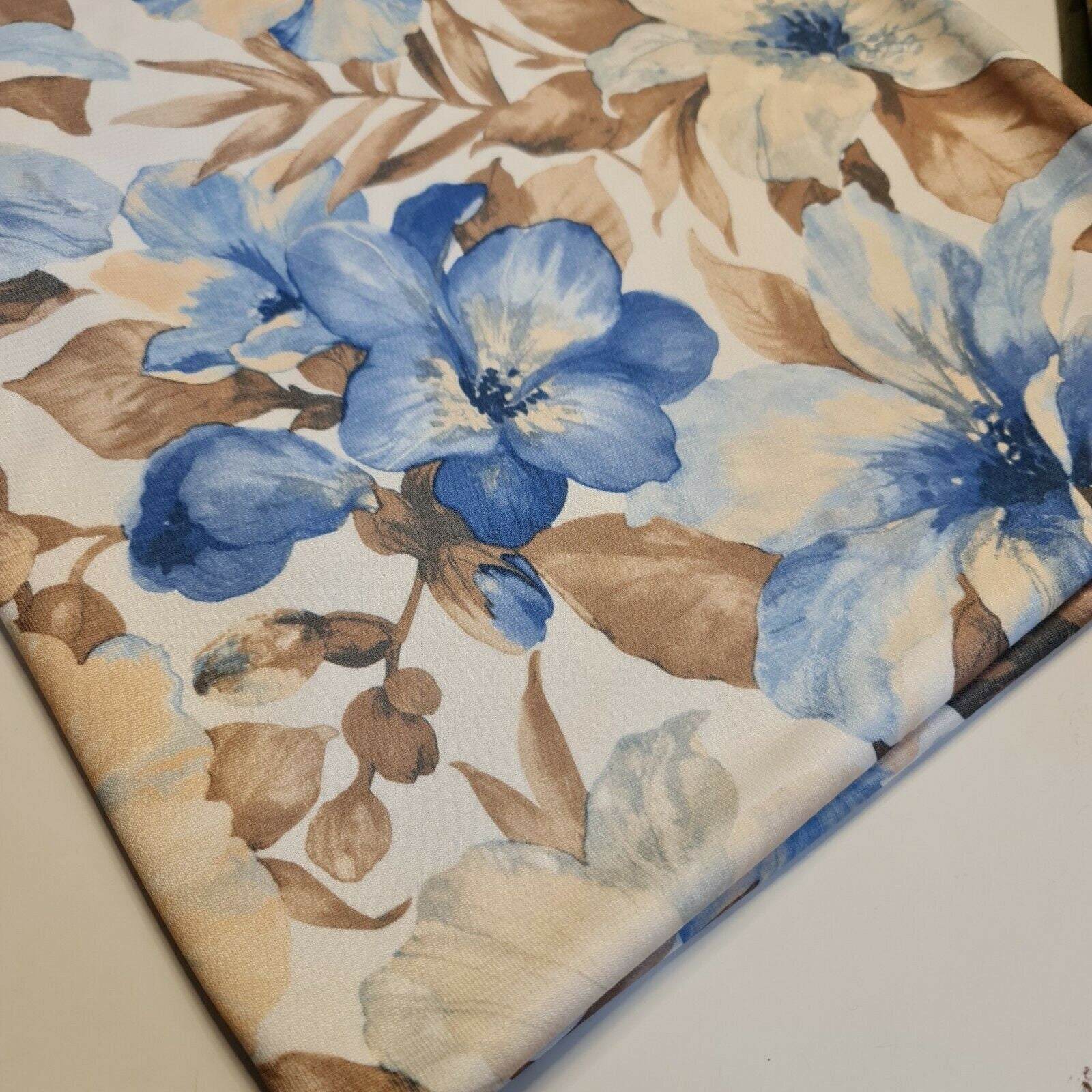 Floral Print Poly Viscose Stretch Jersey Fabric – Dress & Craft Material 58