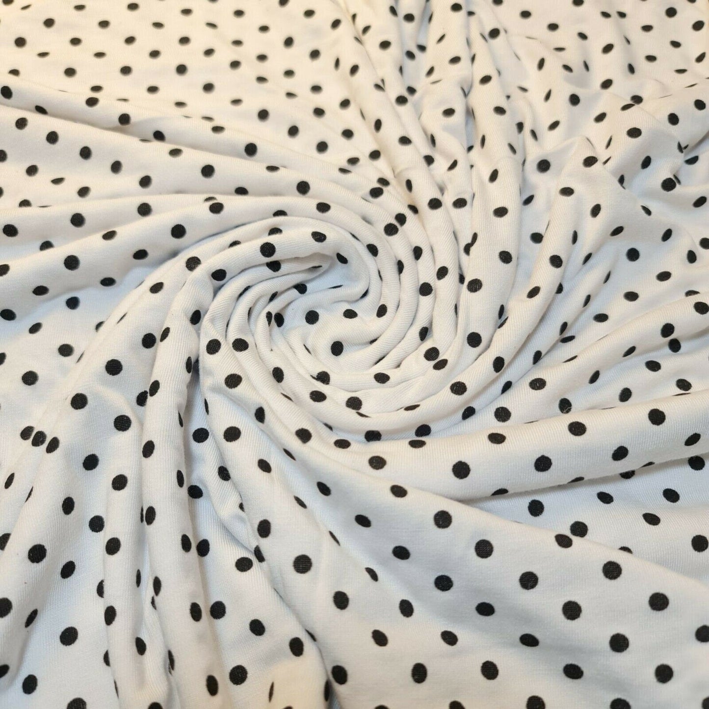 Cotton & Viscose Jersey Stretch Knit Fabric for Baby Grow, Dresses & T-Shirt Sewing