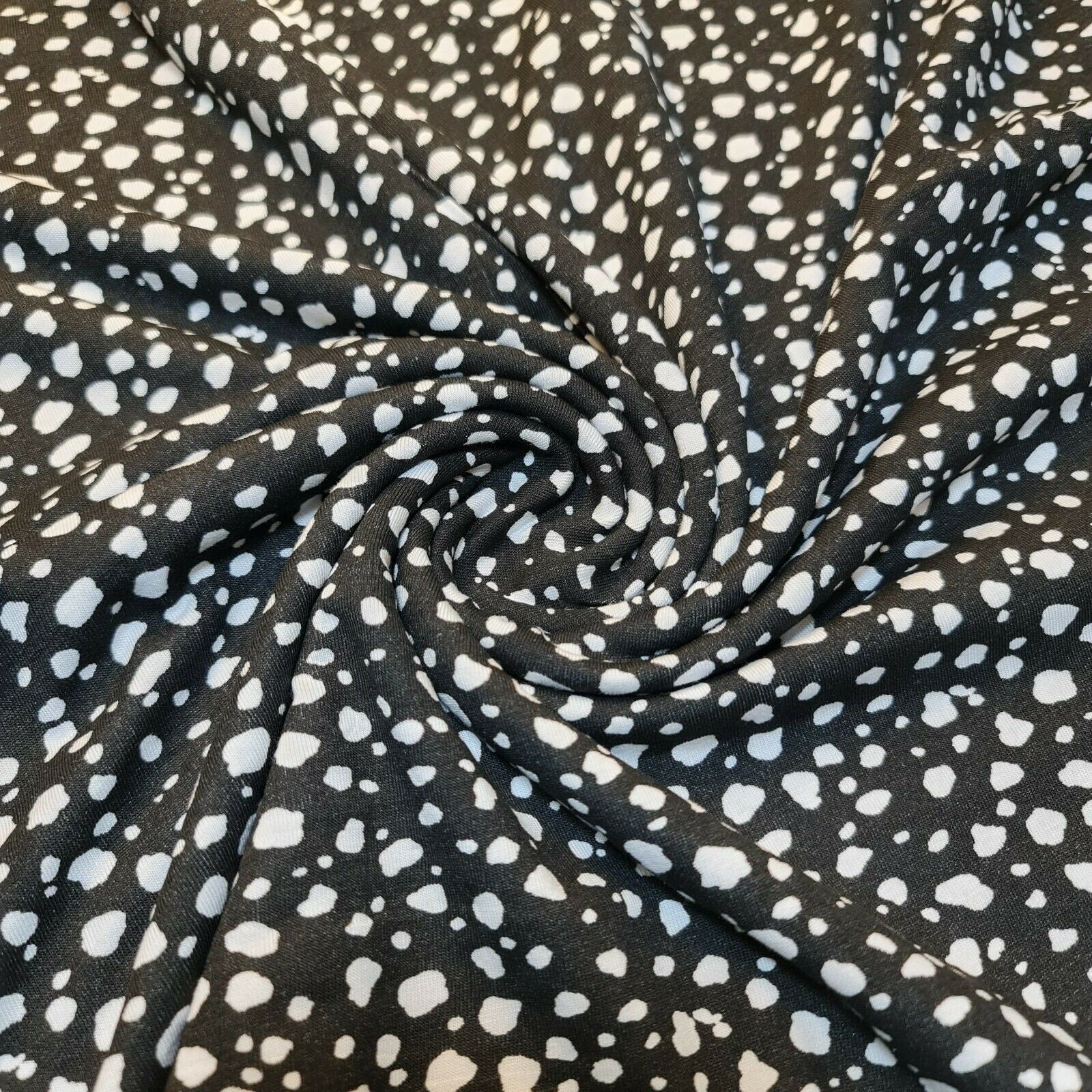 Cotton & Viscose Jersey Stretch Knit Fabric for Baby Grow, Dresses & T-Shirt Sewing