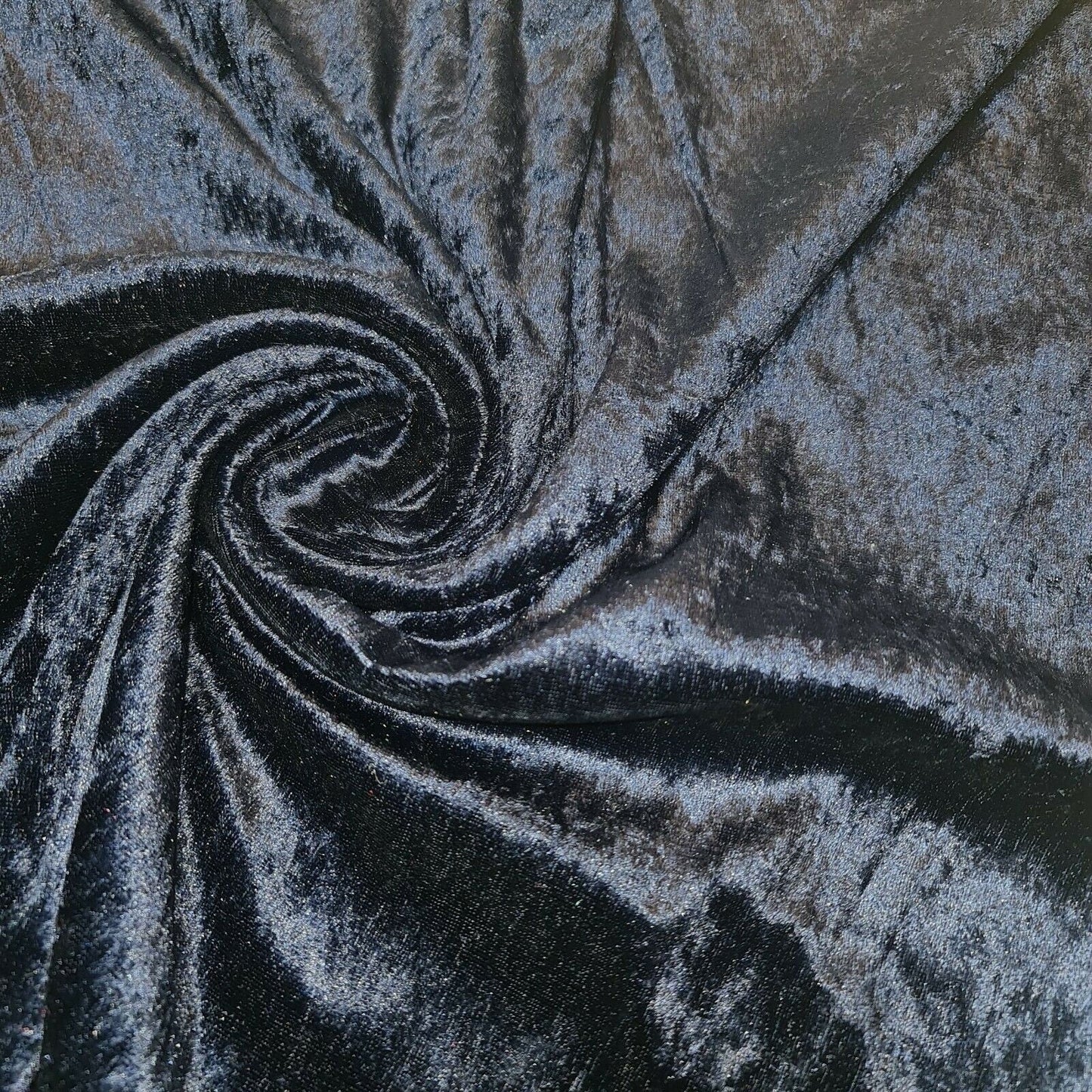 Crushed Velvet Stretch Velour Fabric – 58" Wide Plain Solid Colours Premium Material for Dresses, Crafts Projects