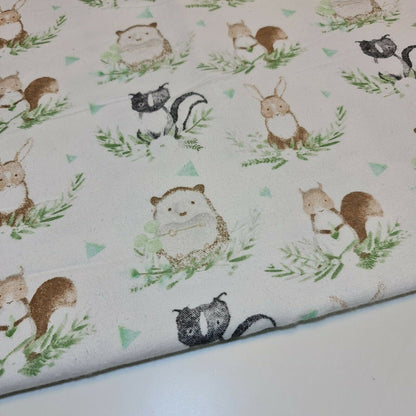 100% Cotton Brushed Flannel Winceyette Fabric – 44" Wide Printed Material for Quilting & Sewing Projects