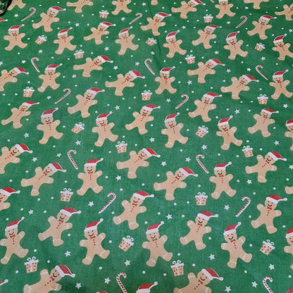 Christmas Festive Polycotton Print Fabric – 44" Wide Craft & Dressmaking Material by the Metre