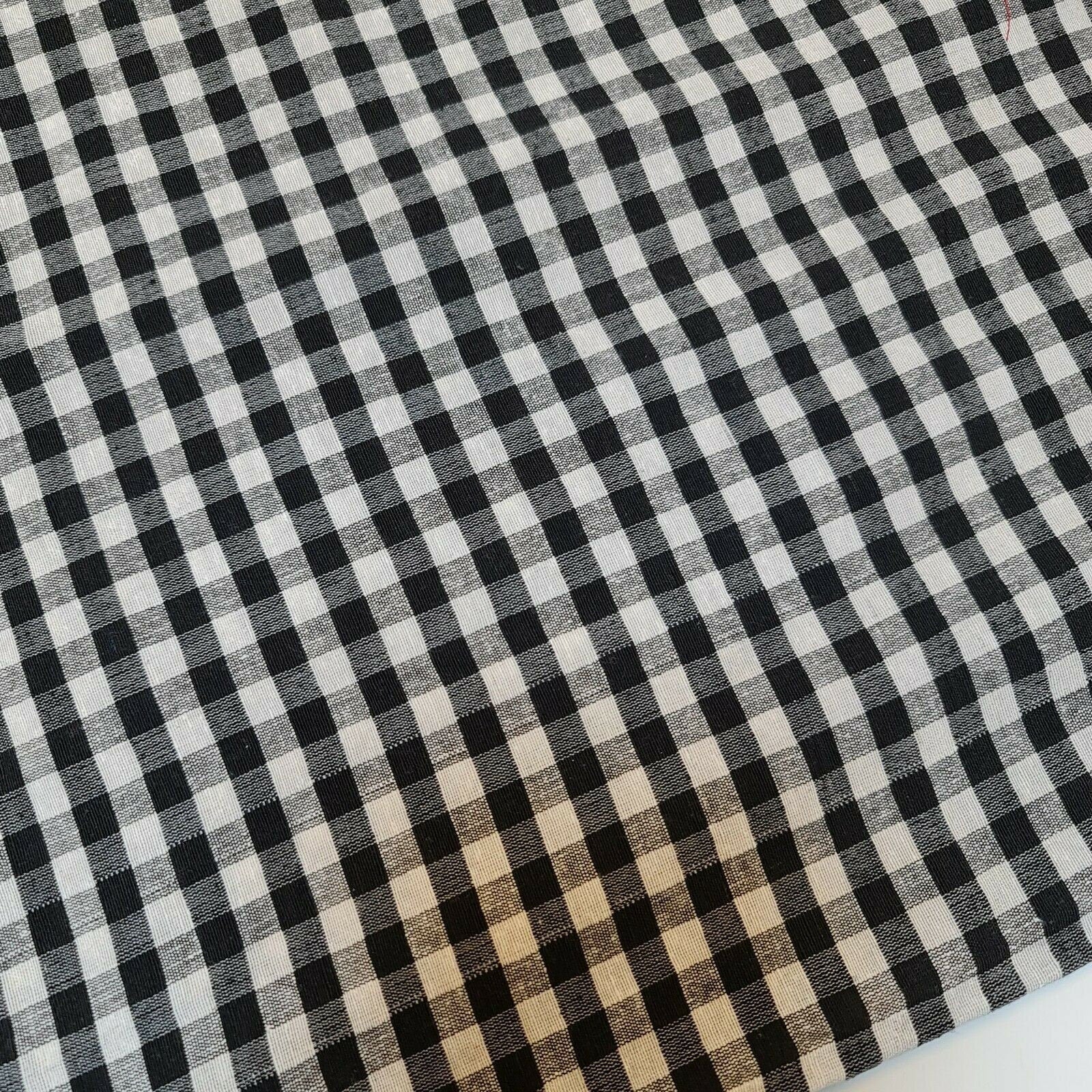 Gingham Woven Cotton Fabric – 1/8