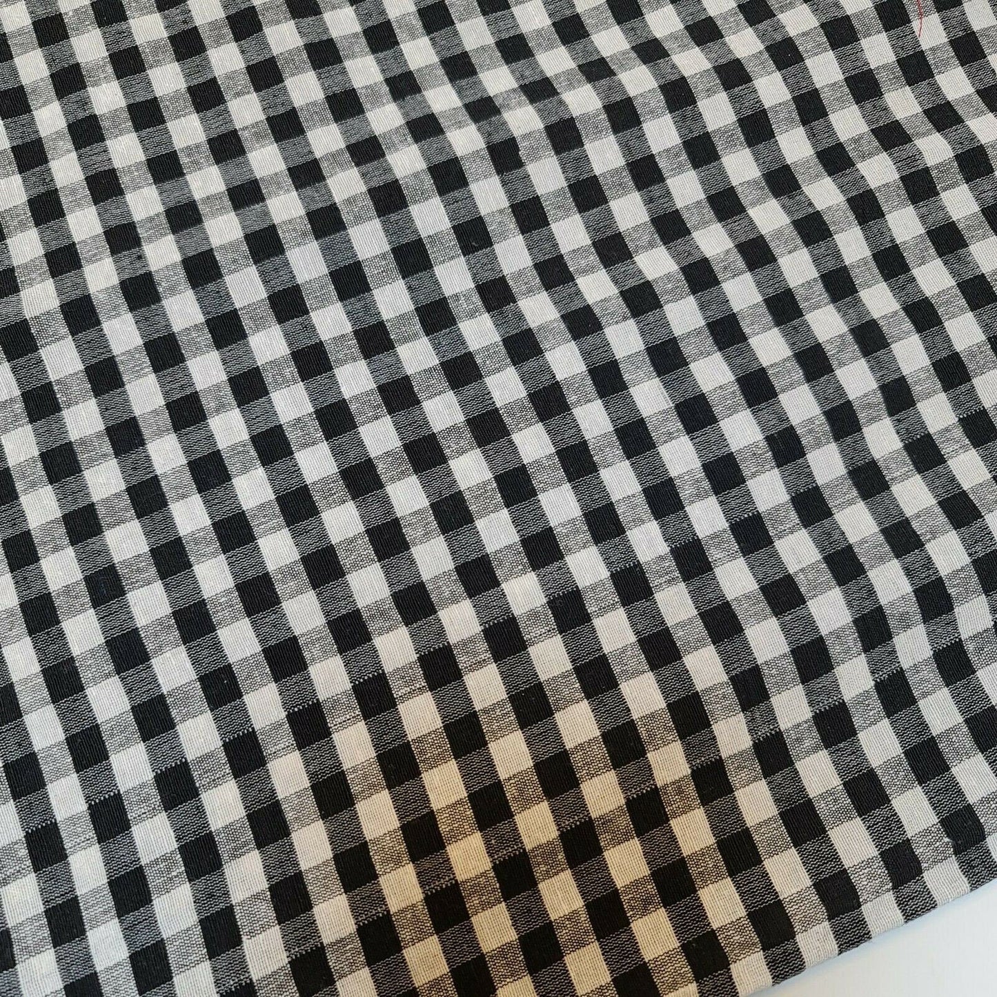 Gingham Woven Cotton Fabric – 1/8" Plaid Check – 100% Cotton – 36" (91cm) Wide