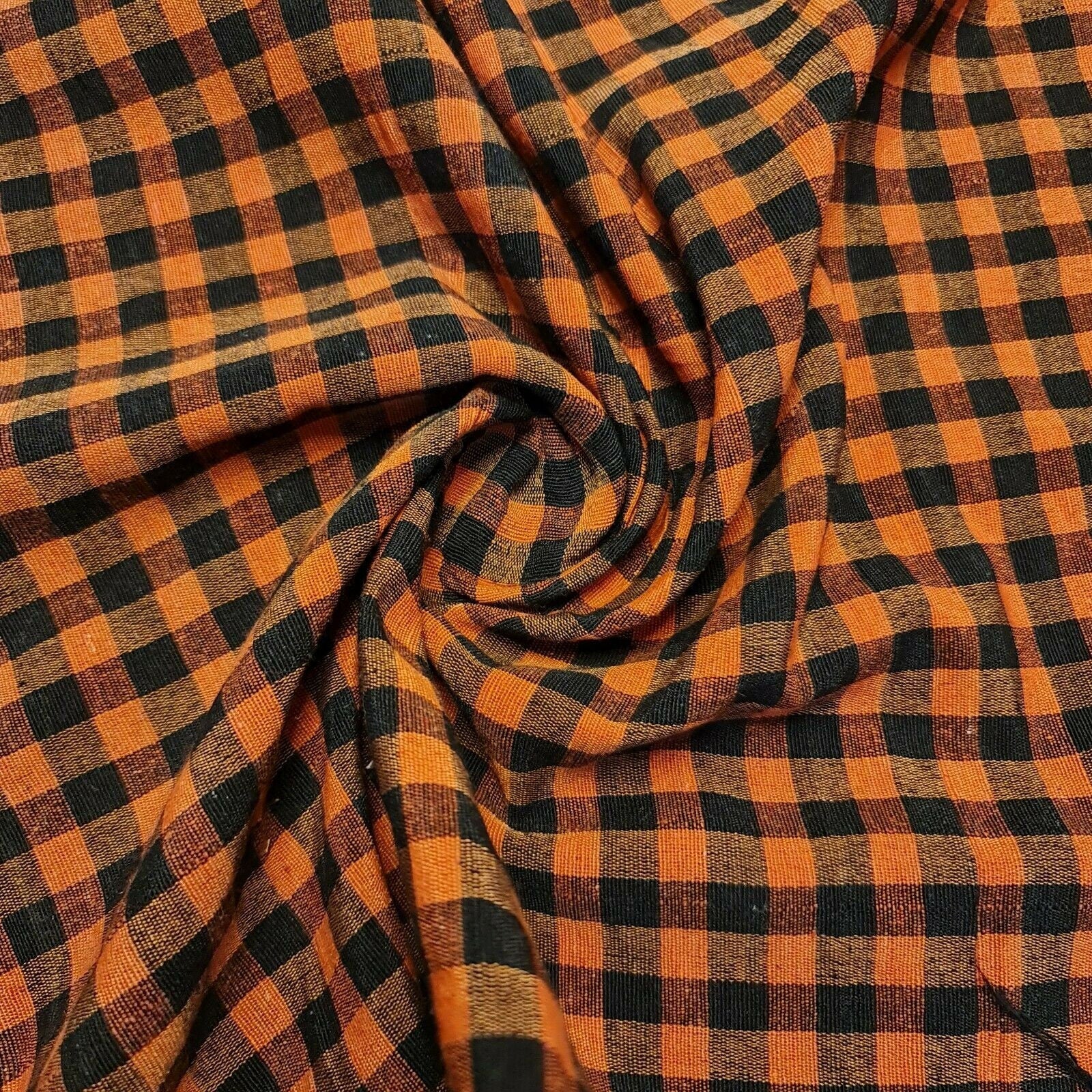 Gingham Woven Cotton Fabric – 1/8