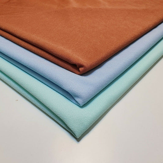 Plain Solid ITY Jersey Fabric – 58" Wide Nylon Lycra 4-Way Stretch Spandex Dress & Swim Material