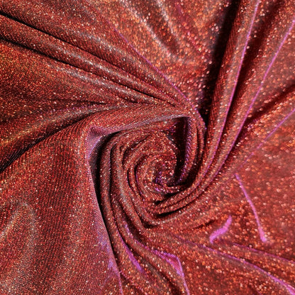 Shimmer Moonlight Stretch Glitter Nylon Fabric – 58" Wide Stardust Backdrop, Dress & Craft Material