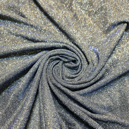 Shimmer Moonlight Stretch Glitter Nylon Fabric – 58" Wide Stardust Backdrop, Dress & Craft Material