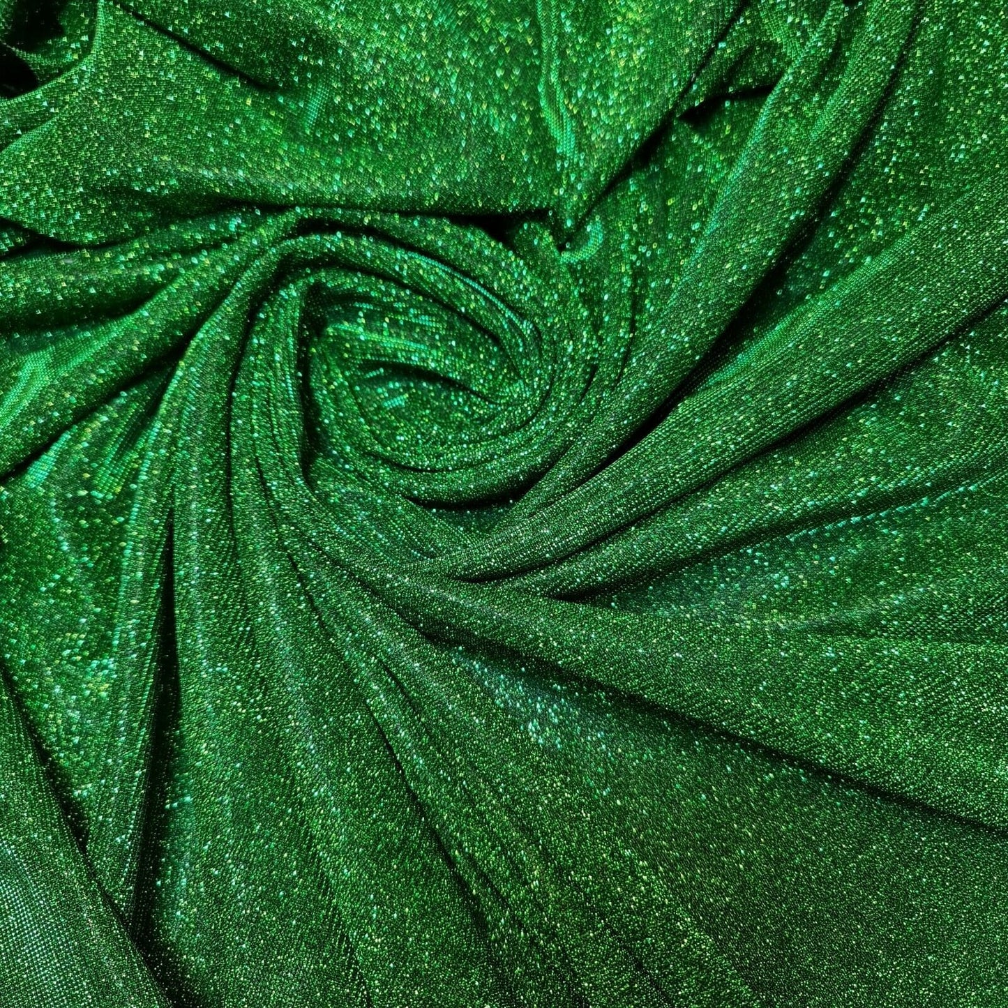 Shimmer Moonlight Stretch Glitter Nylon Fabric – 58" Wide Stardust Backdrop, Dress & Craft Material