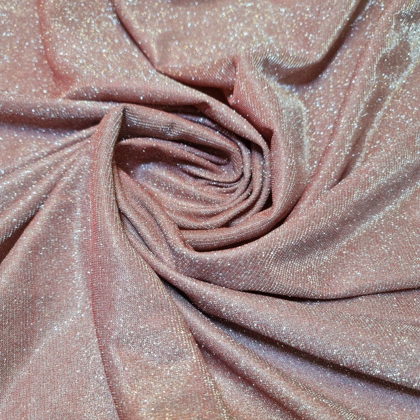 Shimmer Moonlight Stretch Glitter Nylon Fabric – 58" Wide Stardust Backdrop, Dress & Craft Material