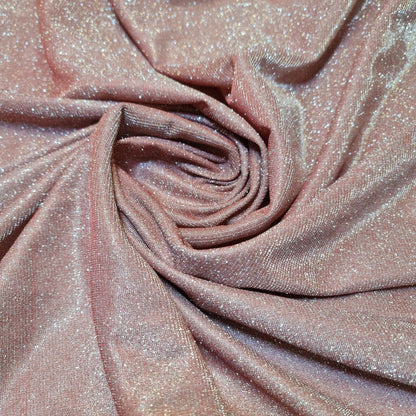 Shimmer Moonlight Stretch Glitter Nylon Fabric – 58" Wide Stardust Backdrop, Dress & Craft Material