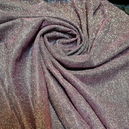 Shimmer Moonlight Stretch Glitter Nylon Fabric – 58" Wide Stardust Backdrop, Dress & Craft Material