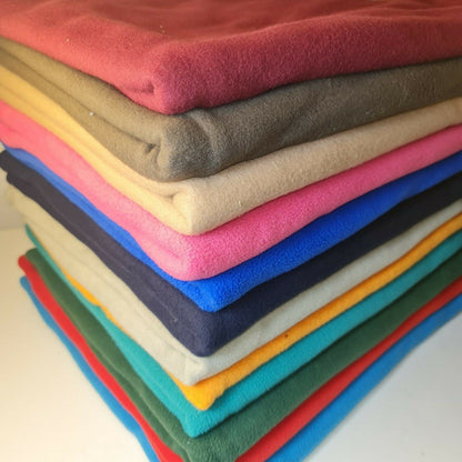Polar Fleece Fabric – 58" Wide Premium Anti-Pill Soft Warm Material in Solid & Printed Designs