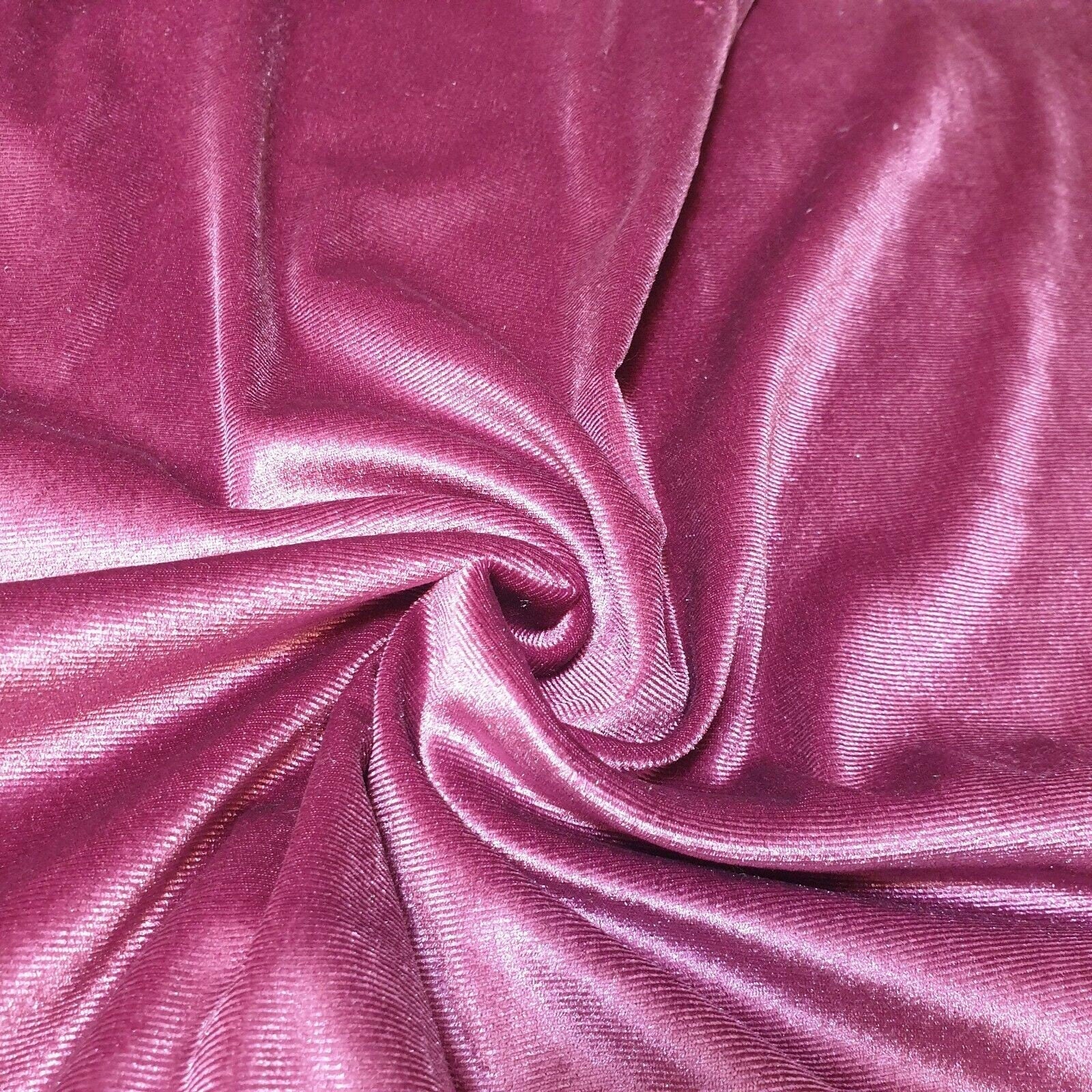 Plain Velvet / Soft Velour Fabric – 58