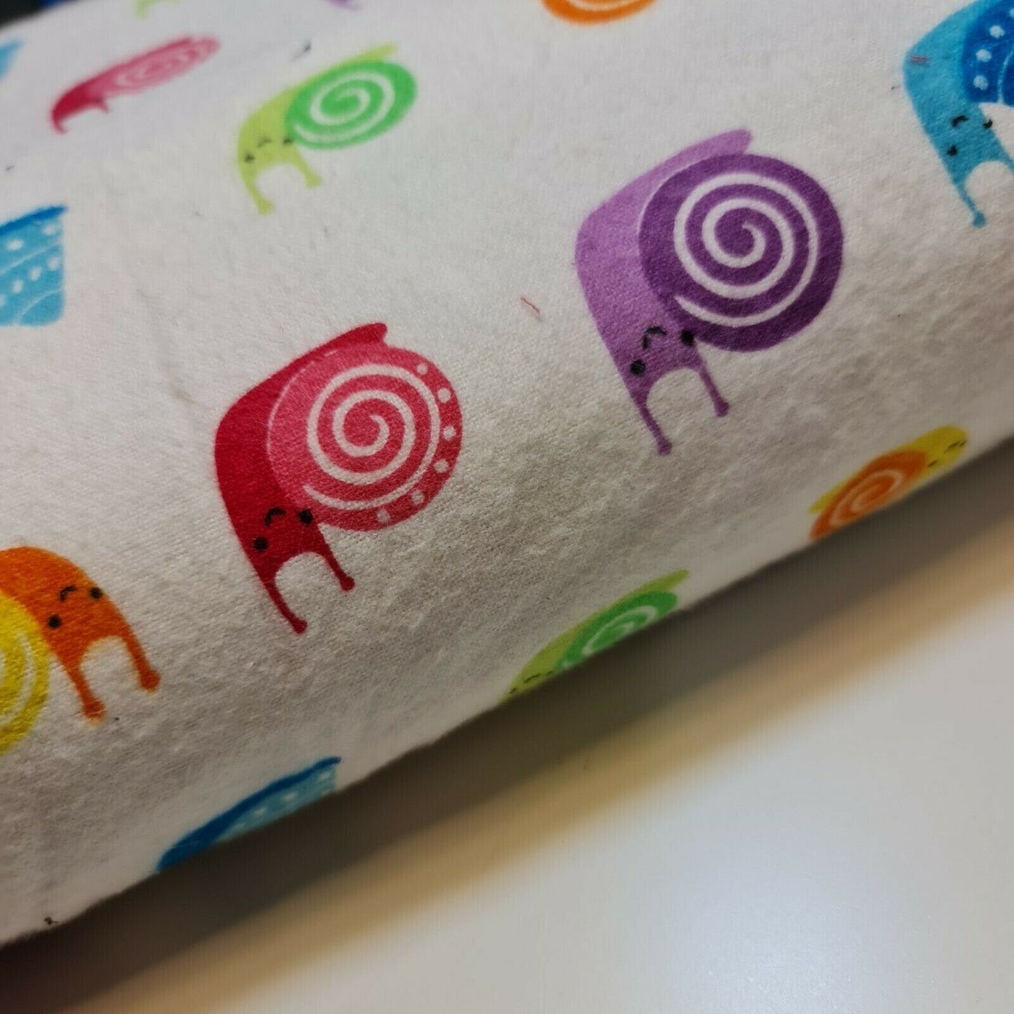 100% Cotton Brushed Flannel Winceyette Fabric – 44" Wide Printed Material for Quilting & Sewing Projects