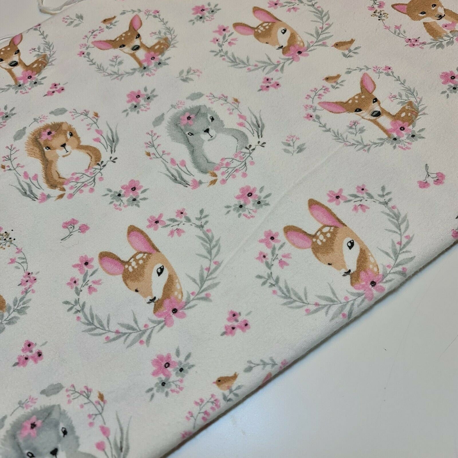100% Cotton Brushed Flannel Winceyette Fabric – 44