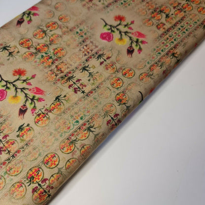 Floral Rose Soft Lawn Digital Print Craft Dress Material Polycotton Fabric 44"