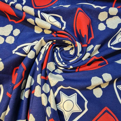 Cotton & Viscose Jersey Stretch Knit Fabric for Baby Grow, Dresses & T-Shirt Sewing