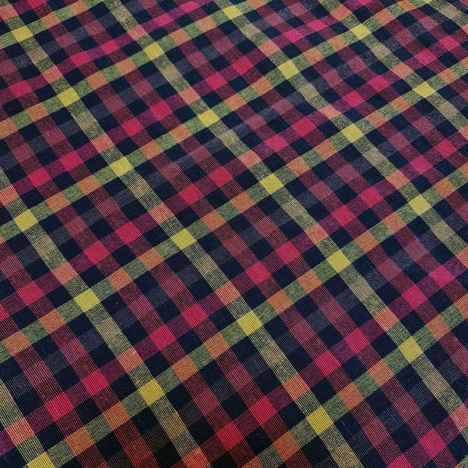 Gingham Woven Cotton Fabric – 1/8