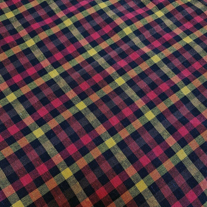 Gingham Woven Cotton Fabric – 1/8" Plaid Check – 100% Cotton – 36" (91cm) Wide