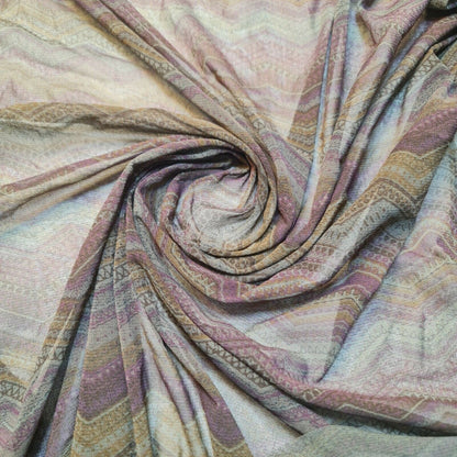 Power Net Fabric – 58" Wide Premium Printed Sheer 4-Way Stretch Mesh Dress Material